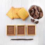 Načítať obrázok do zobrazovača galérie, Silikónová forma a vykrajovátko na keksíky s čokoládou - hranatá
