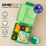 Načítať obrázok do zobrazovača galérie, OmieBox hot &amp; cold - Lunchbox s vyberateľnou termonádobou Jablko
