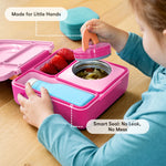 Načítať obrázok do zobrazovača galérie, OmieBox hot &amp; cold - Lunchbox s vyberateľnou termonádobou Pixie Pink
