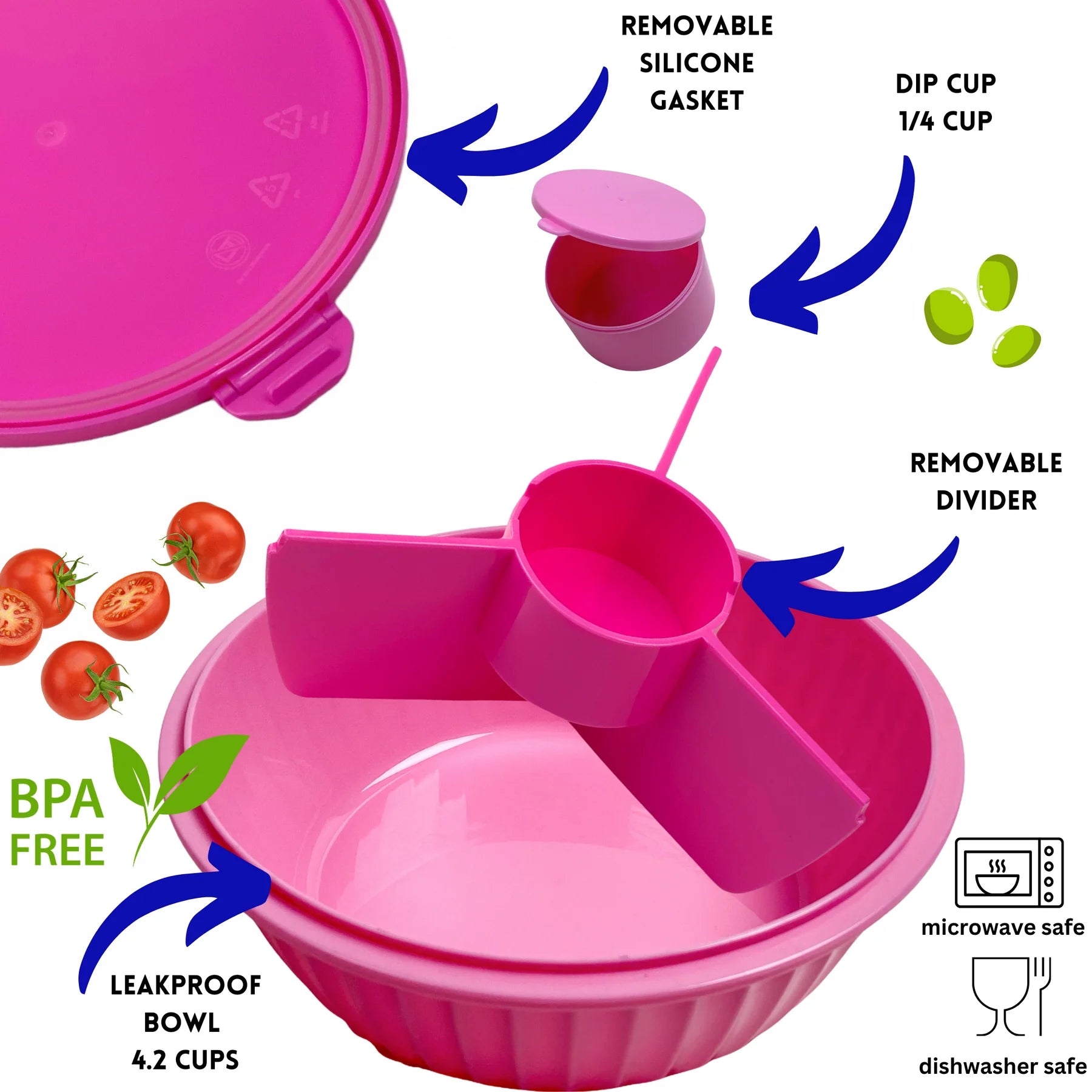 Yumbox Poke Bowl - ružová