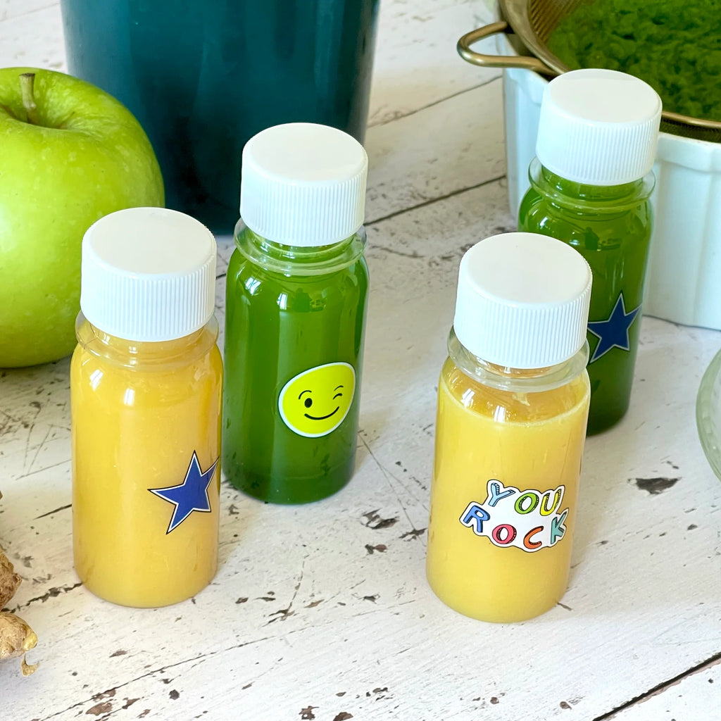 Yumbox Sada 6 mini fľaštičiek na džús 60ml