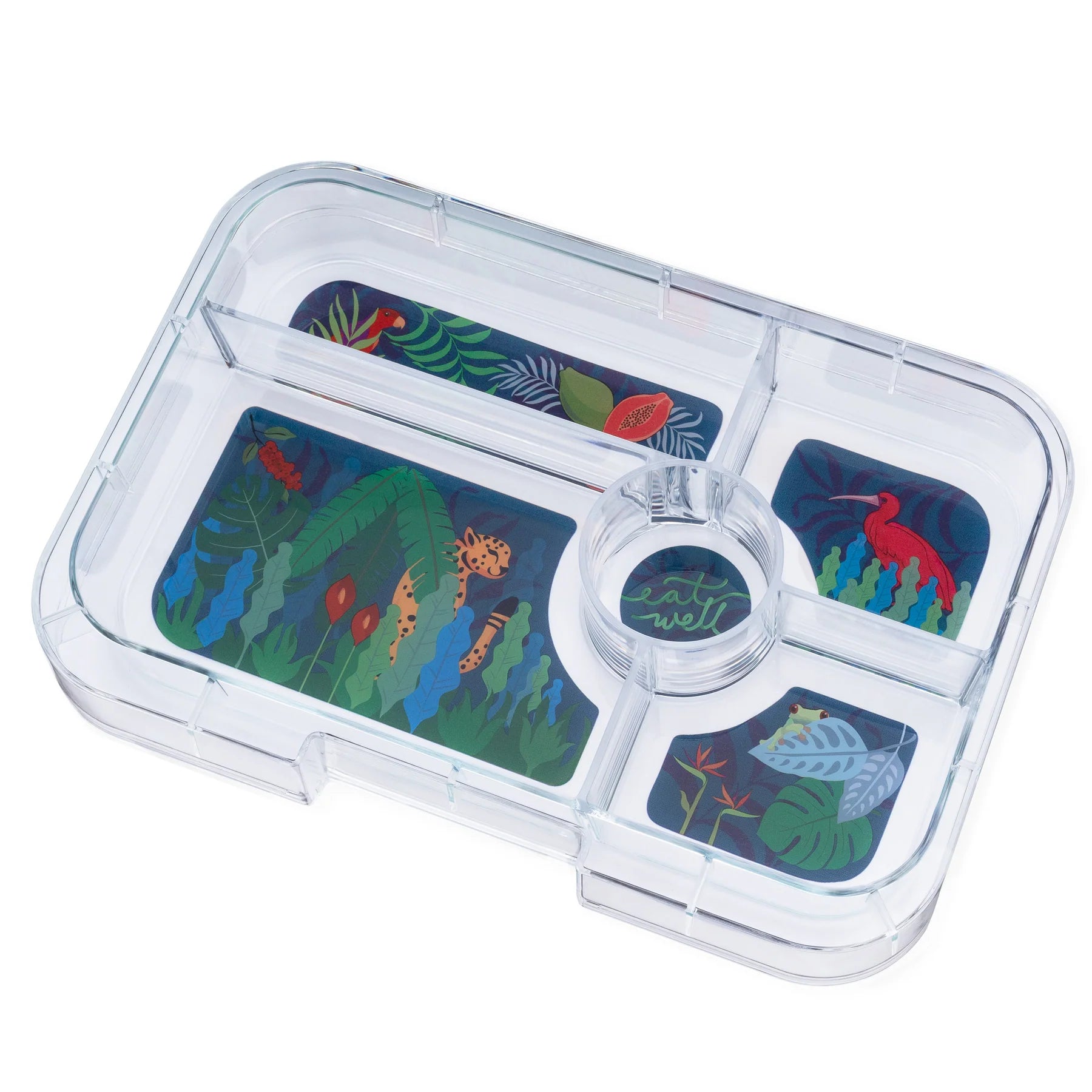 Yumbox Tapas XL 5 oddelení pravá modrá (džungľa)