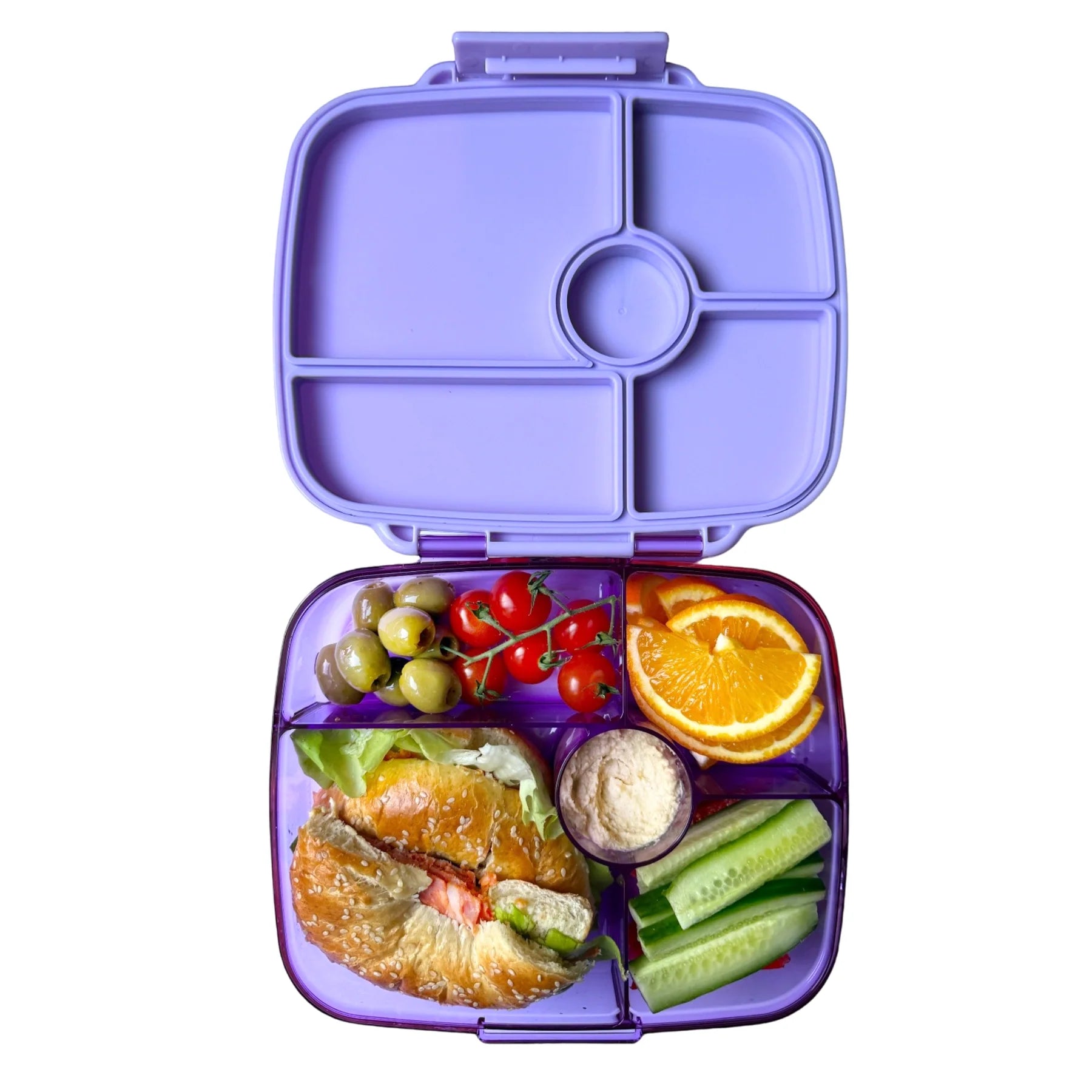 Yumbox GO - 5 oddelení fialové Kyoto