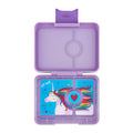 Yumbox Snack 3 oddelenia fialová - jednorožec