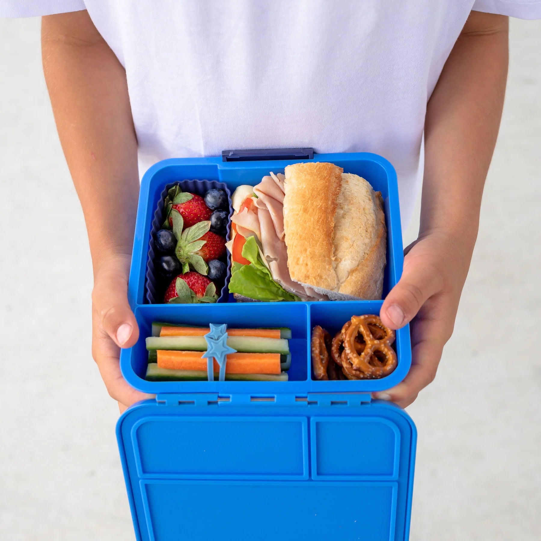 Sada 2+1 silikónových formičiek fialová Little Lunch Box Co - Baza