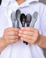 Načítať obrázok do zobrazovača galérie, Montii vidličky a lyžičky set monochromatický
