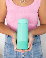 Načítať obrázok do zobrazovača galérie, MontiiCo FUSION silikónový chránič na fľašu 350/475/700ml Lagúna
