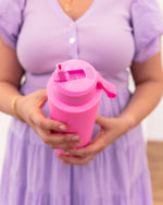 Načítať obrázok do zobrazovača galérie, Montii Fusion 350ml - termoizolačná fľaša Ružová s cucacím viečkom
