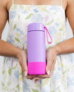 Načítať obrázok do zobrazovača galérie, MontiiCo FUSION silikónový chránič na fľašu 350/475/700ml Ružový
