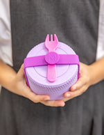 Načítať obrázok do zobrazovača galérie, MontiiCo MINI termoska na jedlo 200ml Lila
