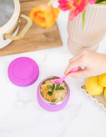 Načítať obrázok do zobrazovača galérie, MontiiCo MINI termoska na jedlo 200ml Fuchsia
