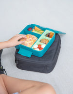 Načítať obrázok do zobrazovača galérie, MontiiCo FEAST silikónová tácka Tyrkys
