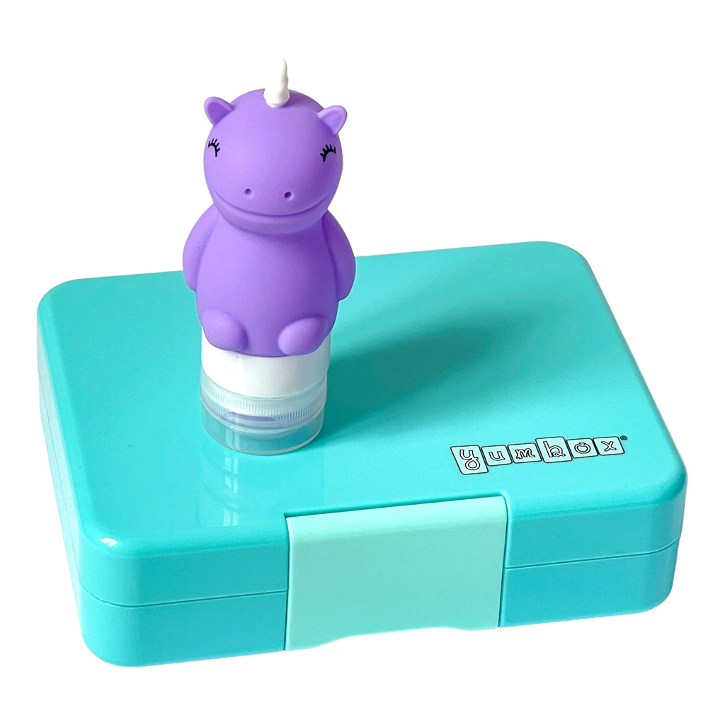 Yumbox Sada 3 silikónových fľaštičiek Jednorožce 60ml
