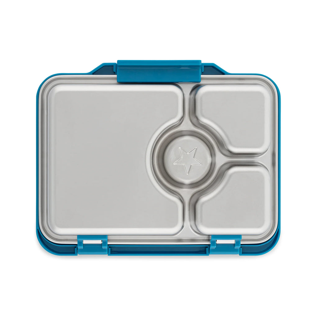 Yumbox Prêt  nerez 4 oddelenia - Modrý súmrak s trblietkami