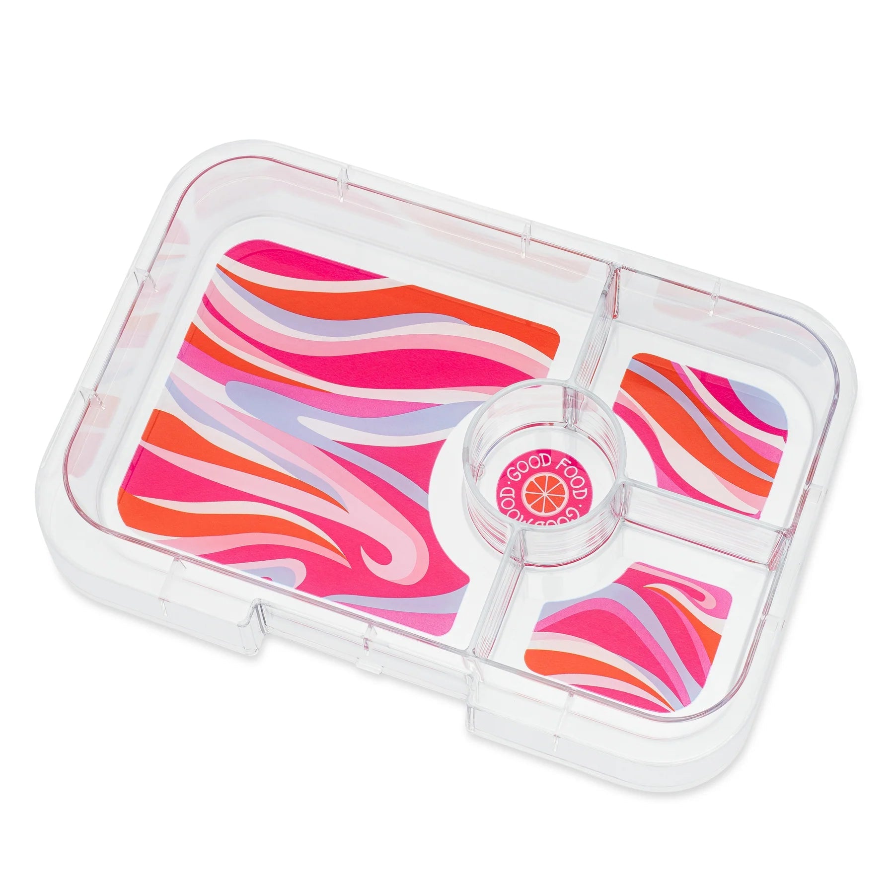 Extra tácka k Yumbox Tapas XL ružová 4 oddelenia