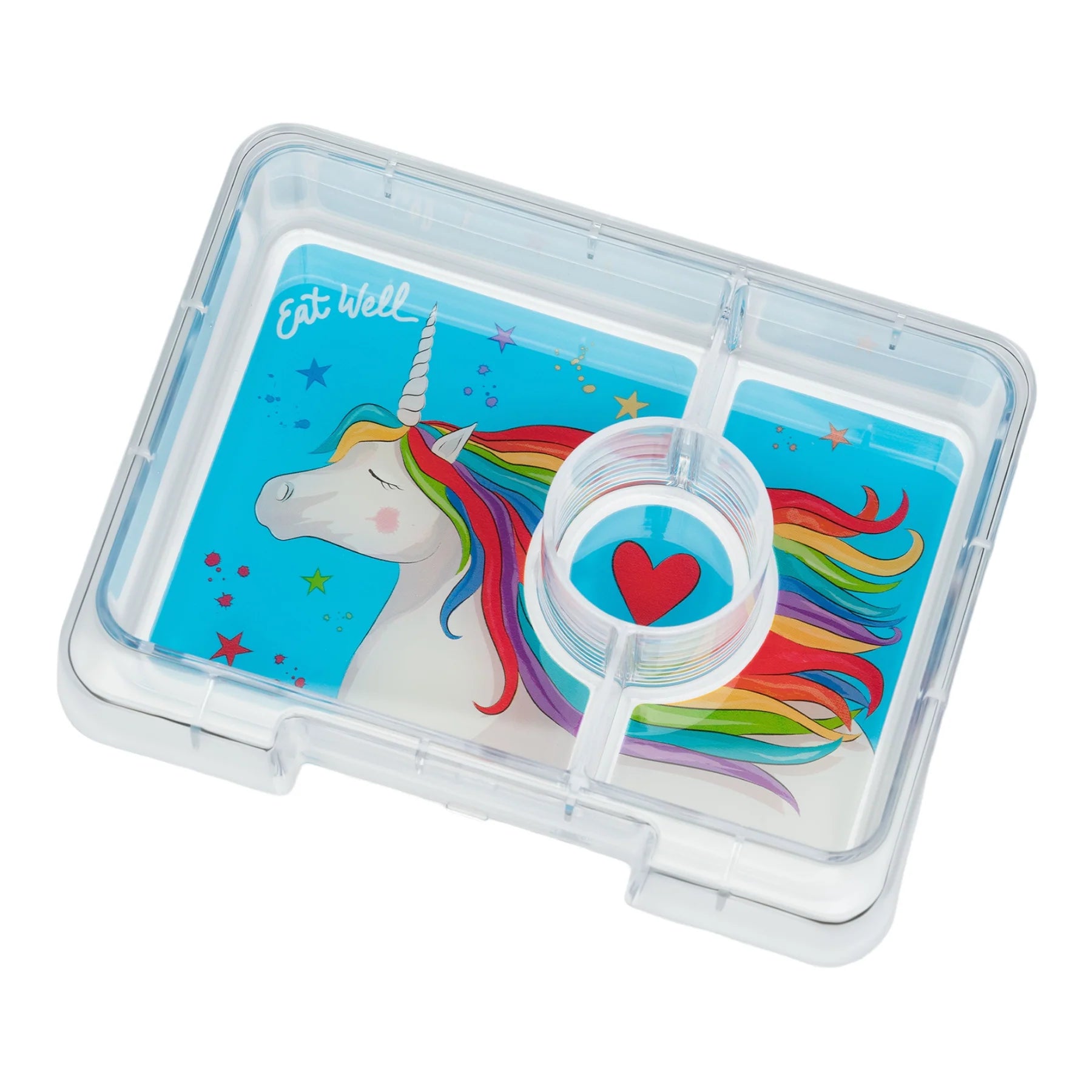 Yumbox Snack 3 oddelenia fialová - jednorožec