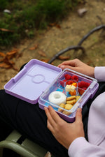 Načítať obrázok do zobrazovača galérie, Yumbox Snack 3 oddelenia fialová - jednorožec
