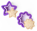 Načítať obrázok do zobrazovača galérie, Sada 2 tvorítok Lekkabox na plnené sendviče - hviezda a kvietok
