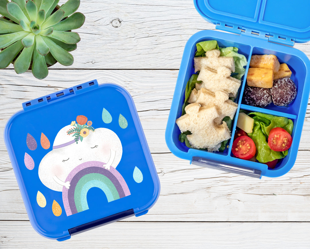 Vodeodolné nálepky Krajina dúhy - stvorené pre boxík Bento2