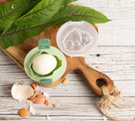 Načítať obrázok do zobrazovača galérie, Sada 2 formičiek na vajíčka Lekkabox - T-Rex a Triceratops
