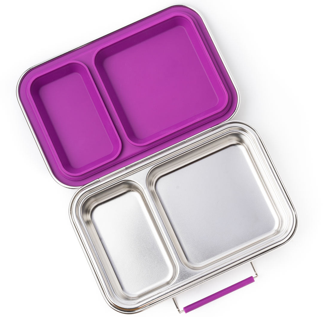 Lekkabox DUO - nerezový box s 2 oddeleniami - lesné ovocie