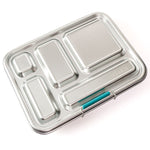 Načítať obrázok do zobrazovača galérie, Lekkabox GRANDE - nerezový box s 5 oddeleniami - petrolejová
