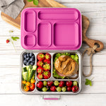 Načítať obrázok do zobrazovača galérie, Lekkabox GRANDE - nerezový box s 5 oddeleniami - bobule
