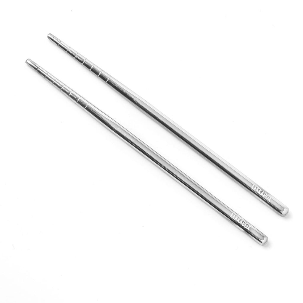 Lekkabox Stix - mini nerezové paličky - strieborné