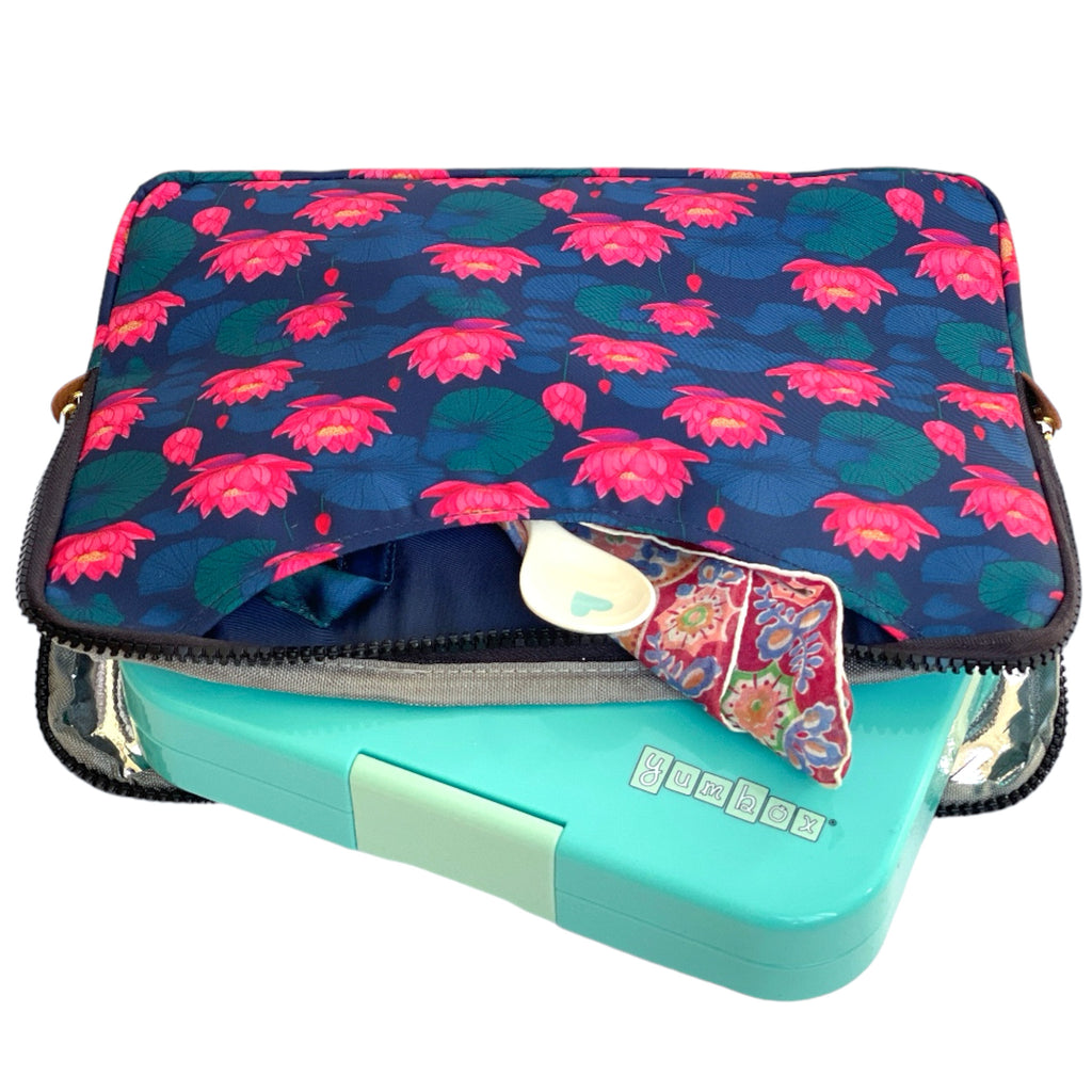 Yumbox POCHE termo izolačná taštička na lunchbox s ušami - Lotus