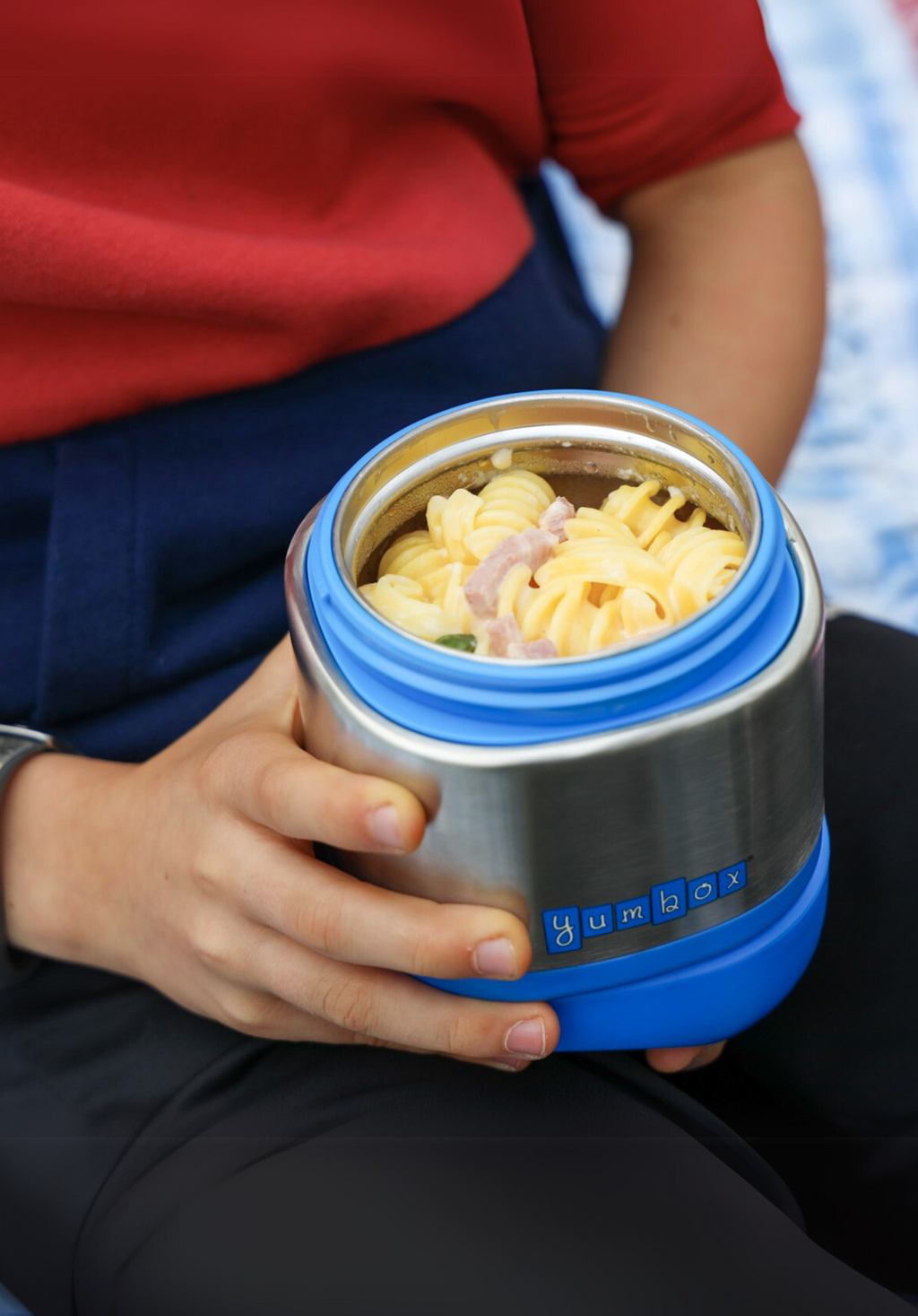 Yumbox Cubi 295ml termoska na jedlo Surf Blue