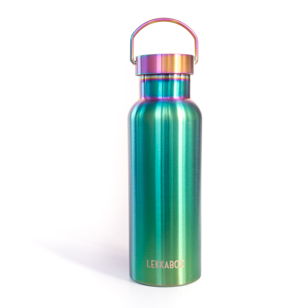 Lekkabox ISO 600ml - termoizolačná fľaša dúhová
