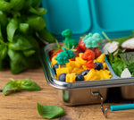 Načítať obrázok do zobrazovača galérie, Set 4 krátkych nerezových napichovátok Lekkabox - dinovia
