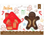 Načítať obrázok do zobrazovača galérie, Vykrajovátka Vianoce - chalúpka a perníček
