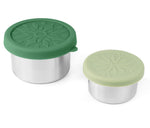 Načítať obrázok do zobrazovača galérie, Sada 2 nerezových nádobiek na omáčky - les
