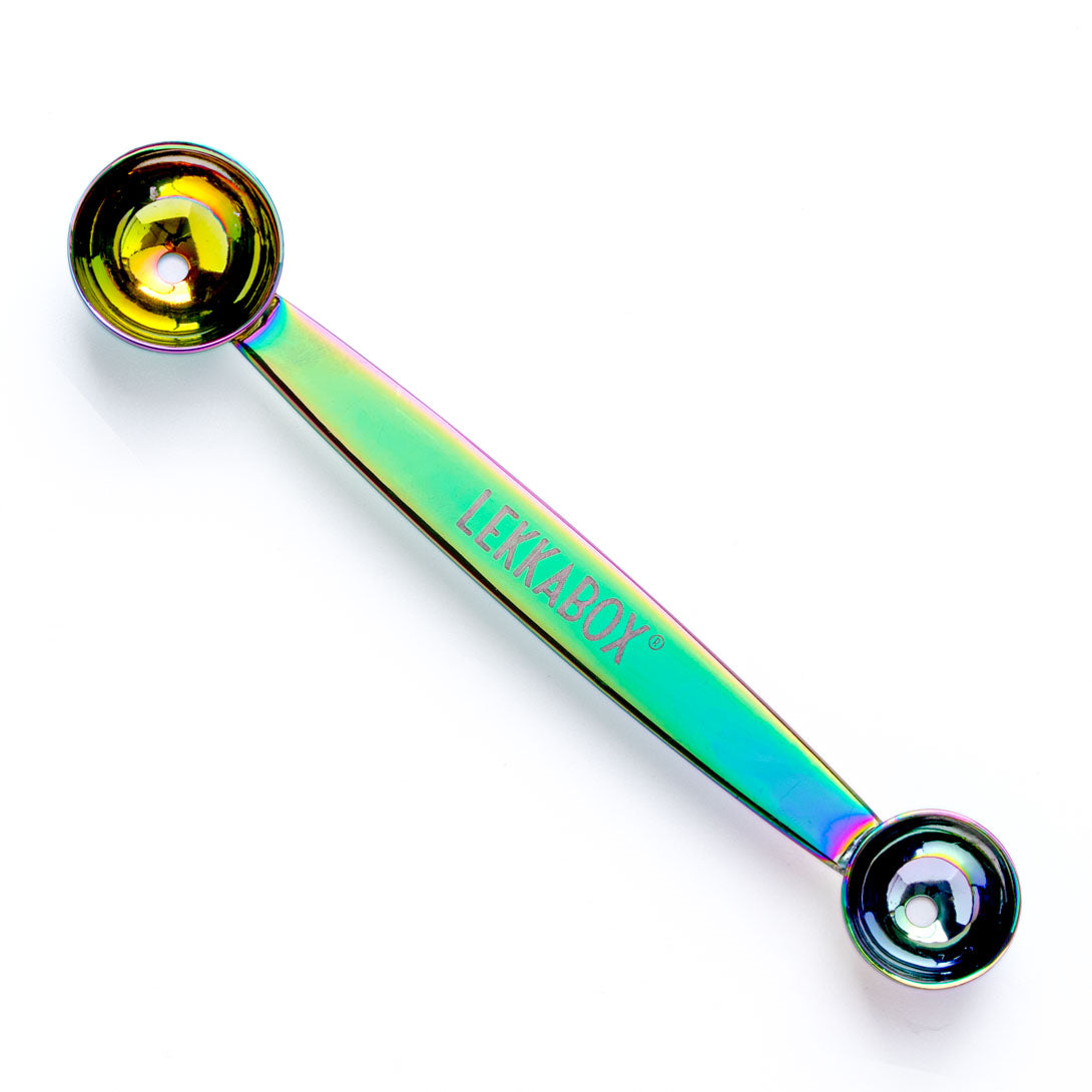 Nerezové tvorítko na guľôčky - dúhové