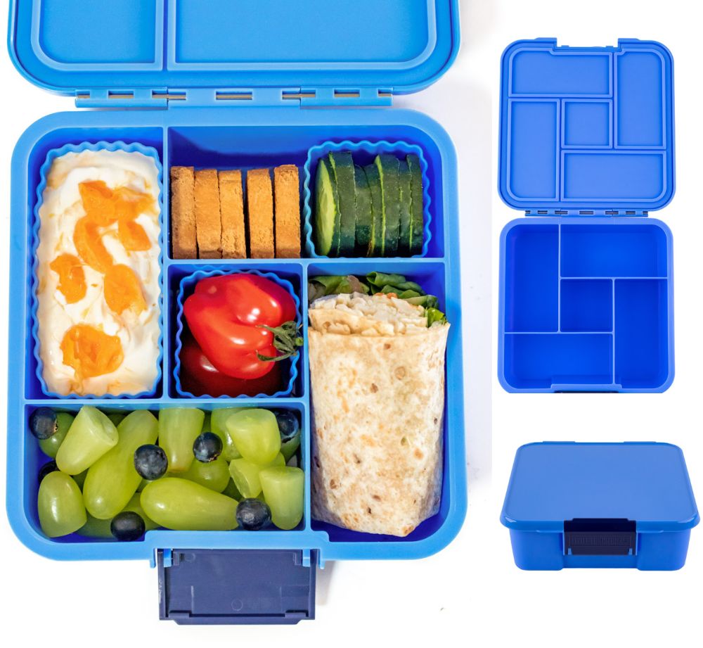 Sada 2+1 silikónových formičiek fialová Little Lunch Box Co - Čučoriedka