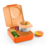 Načítať obrázok do zobrazovača galérie, OmieBox hot &amp; cold - Lunchbox s vyberateľnou termonádobou Poppy Orange
