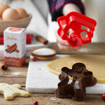 Načítať obrázok do zobrazovača galérie, Vykrajovátka Vianoce - chalúpka a perníček
