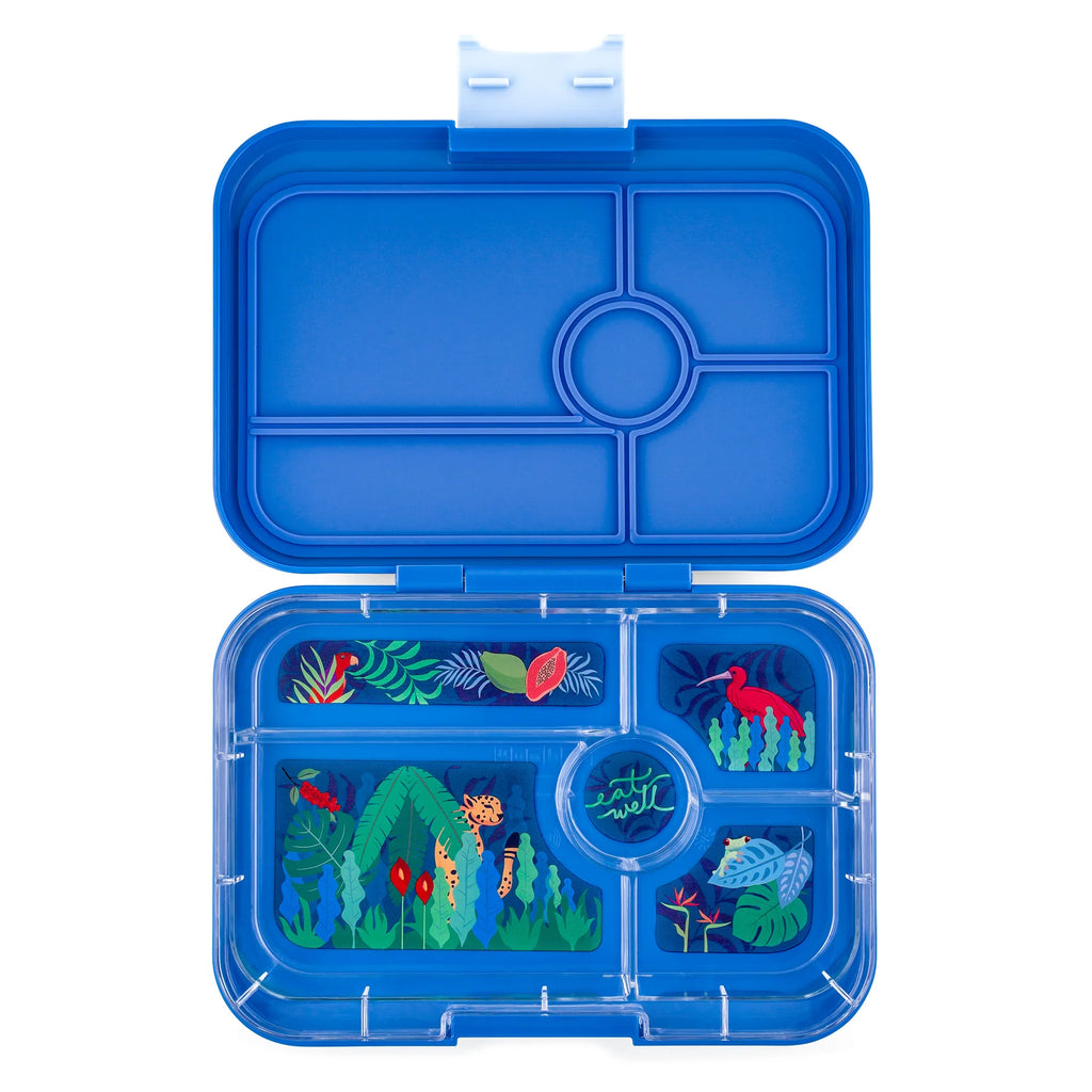 Yumbox Tapas XL 5 oddelení pravá modrá (džungľa)