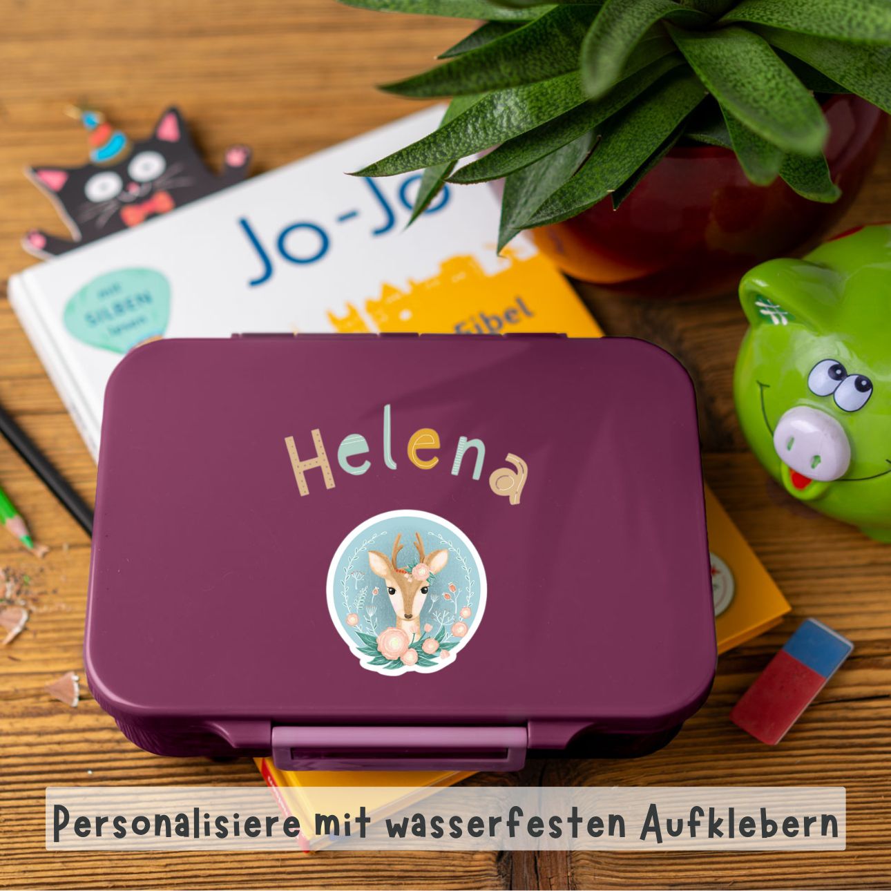 Lekkabox Classic  so 4 oddeleniami - Slivka
