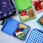 Načítať obrázok do zobrazovača galérie, Yumbox Snack 3 oddelenia pravá modrá (raketa)
