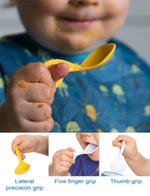 Načítať obrázok do zobrazovača galérie, Prvá lyžička pre detičky ICan, sada 2 kusov - modro biela
