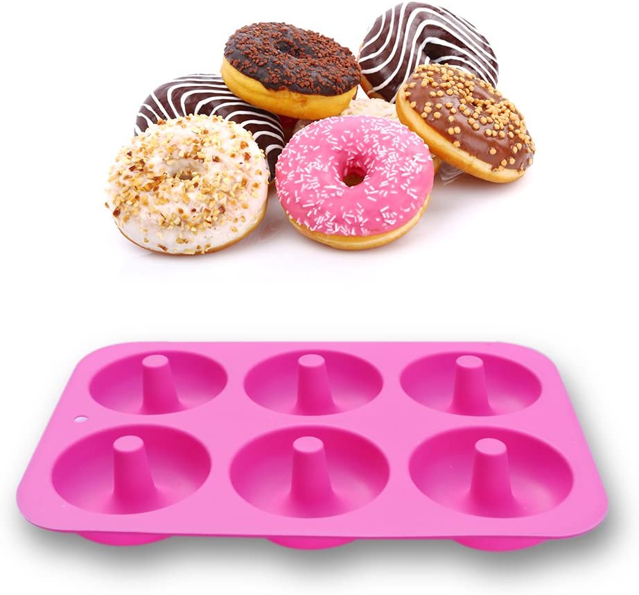 Silikónová forma na donuty ružová