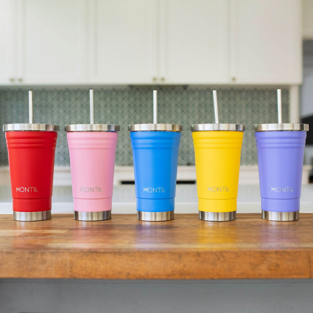Montii Smoothie Original cup - termoizolačný smoothie pohár Čerešňa 450ml