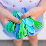 Načítať obrázok do zobrazovača galérie, Montii vidličky a lyžičky set čučoriedka
