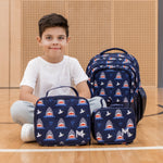 Načítať obrázok do zobrazovača galérie, MontiiCo - Školský ruksak ŽRALOKY len 700g!
