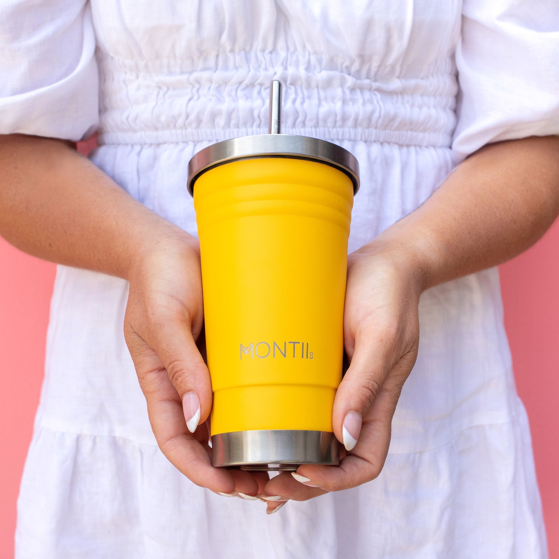Montii Smoothie Original cup - termoizolačný smoothie pohár Ananás 450ml