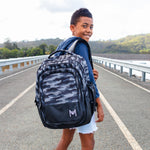 Načítať obrázok do zobrazovača galérie, MontiiCo - Školský ruksak KAMUFLÁŽ len 700g!
