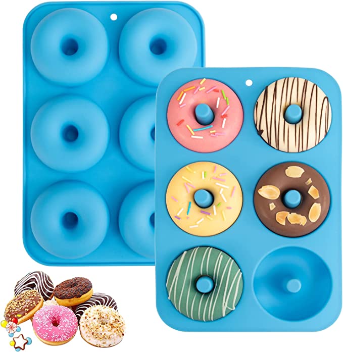 Silikónová forma na donuty - modrá