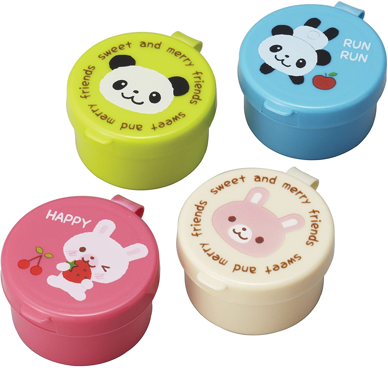 Sada mini dózičiek - panda a zajko
